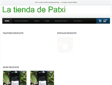 Tablet Screenshot of latiendadepatxi.com